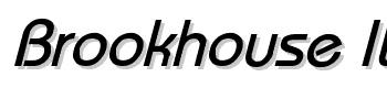Brookhouse-Italic font